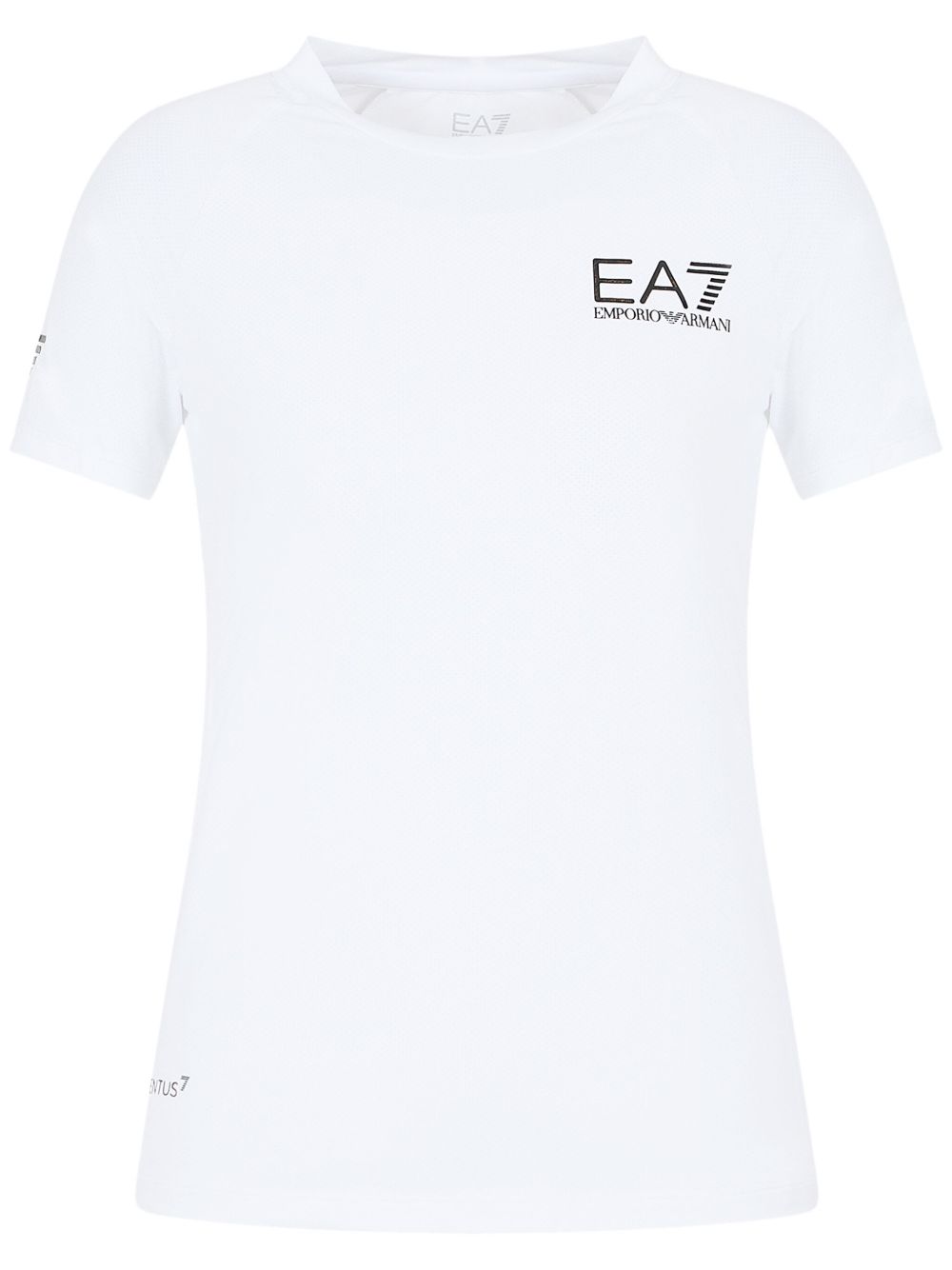 Ea7 Emporio Armani logo印花T恤 - 白色