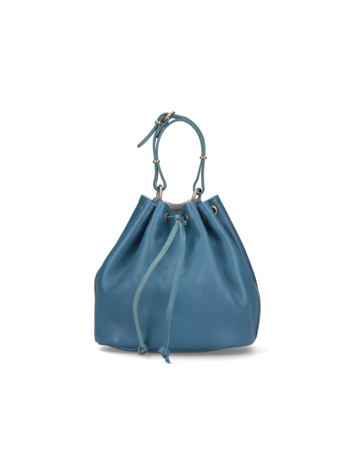 Il Bisonte Logo Bucket Bag
