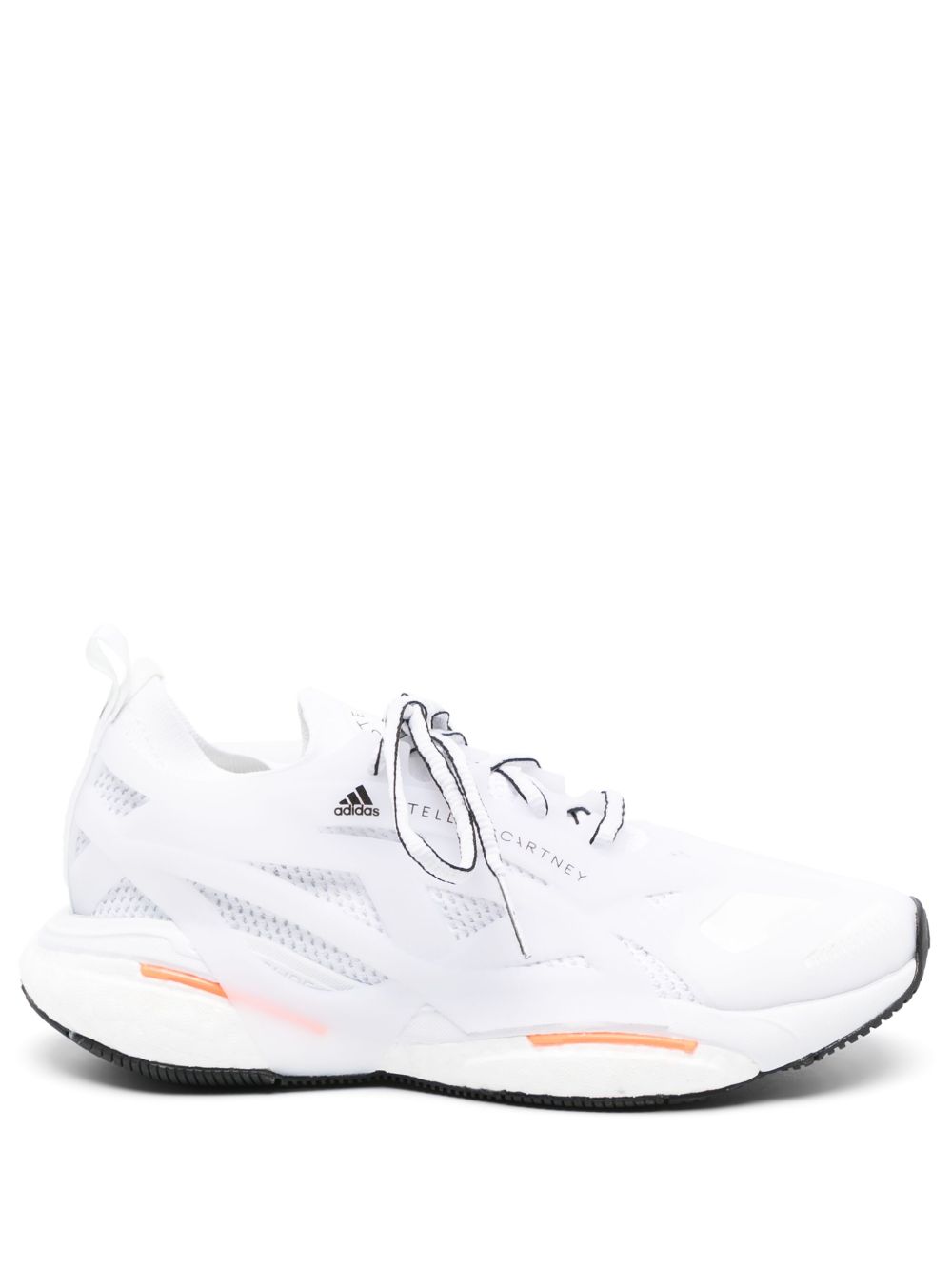 adidas by Stella McCartney 拼接设计系带运动鞋 - 白色