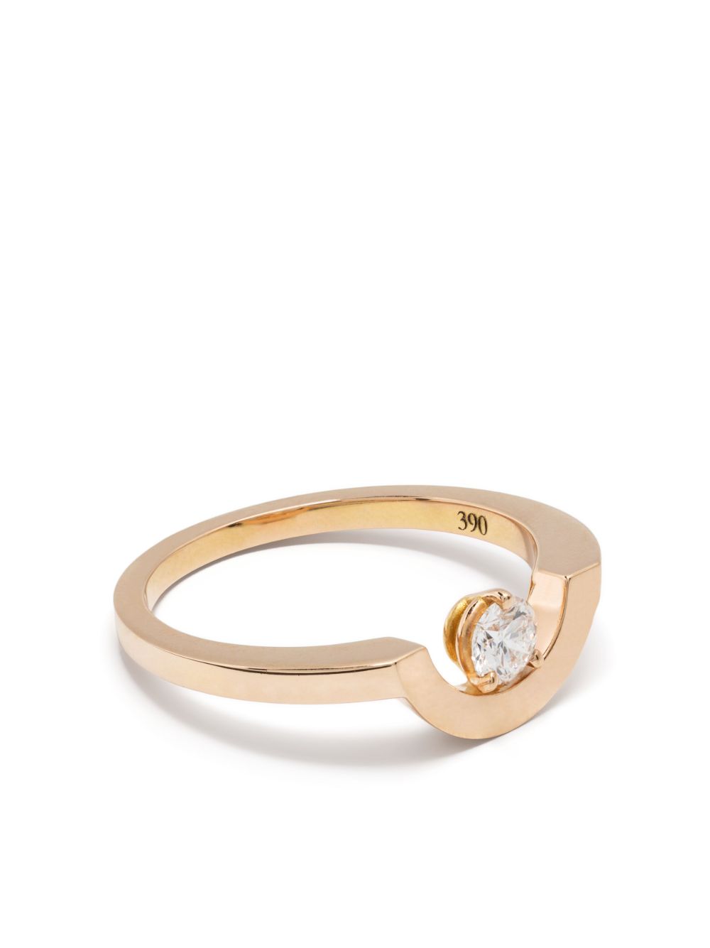 Loyal.e Paris 18K玫瑰金 Intrépide Petit Arc 钻石戒指 - 粉色