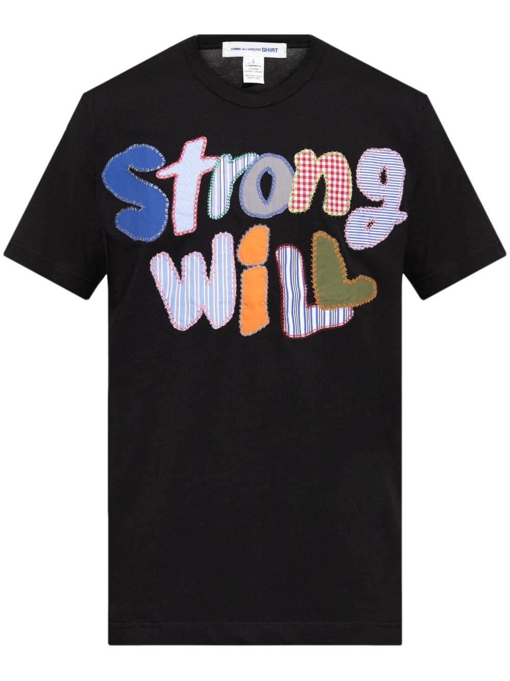 Comme Des Garçons Shirt Strong Will T恤 - 黑色