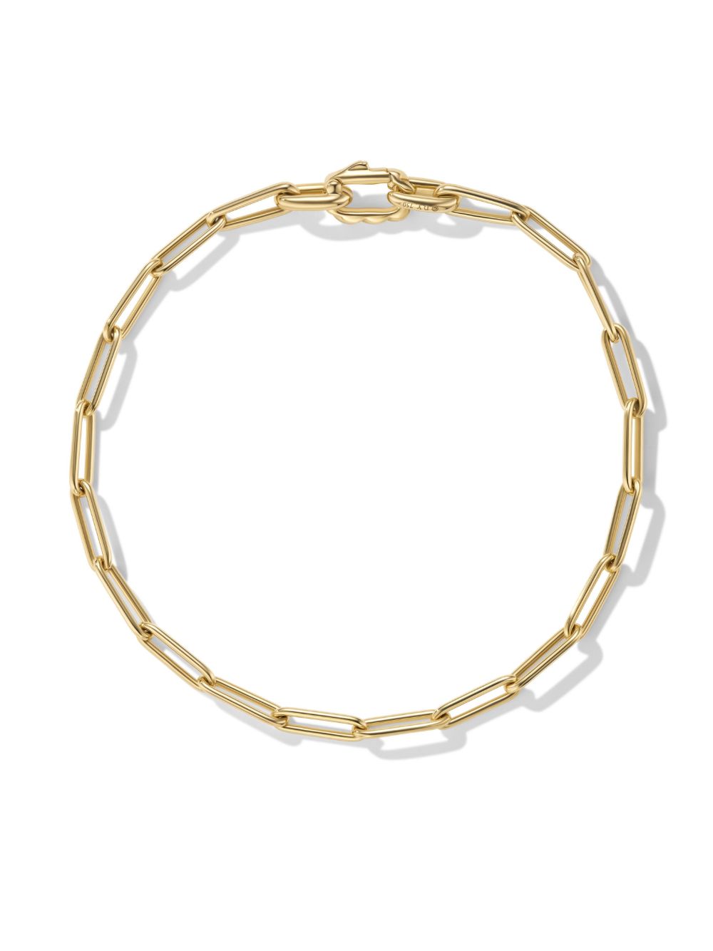 David Yurman 18K黄金3.5毫米链式手链 - 金色