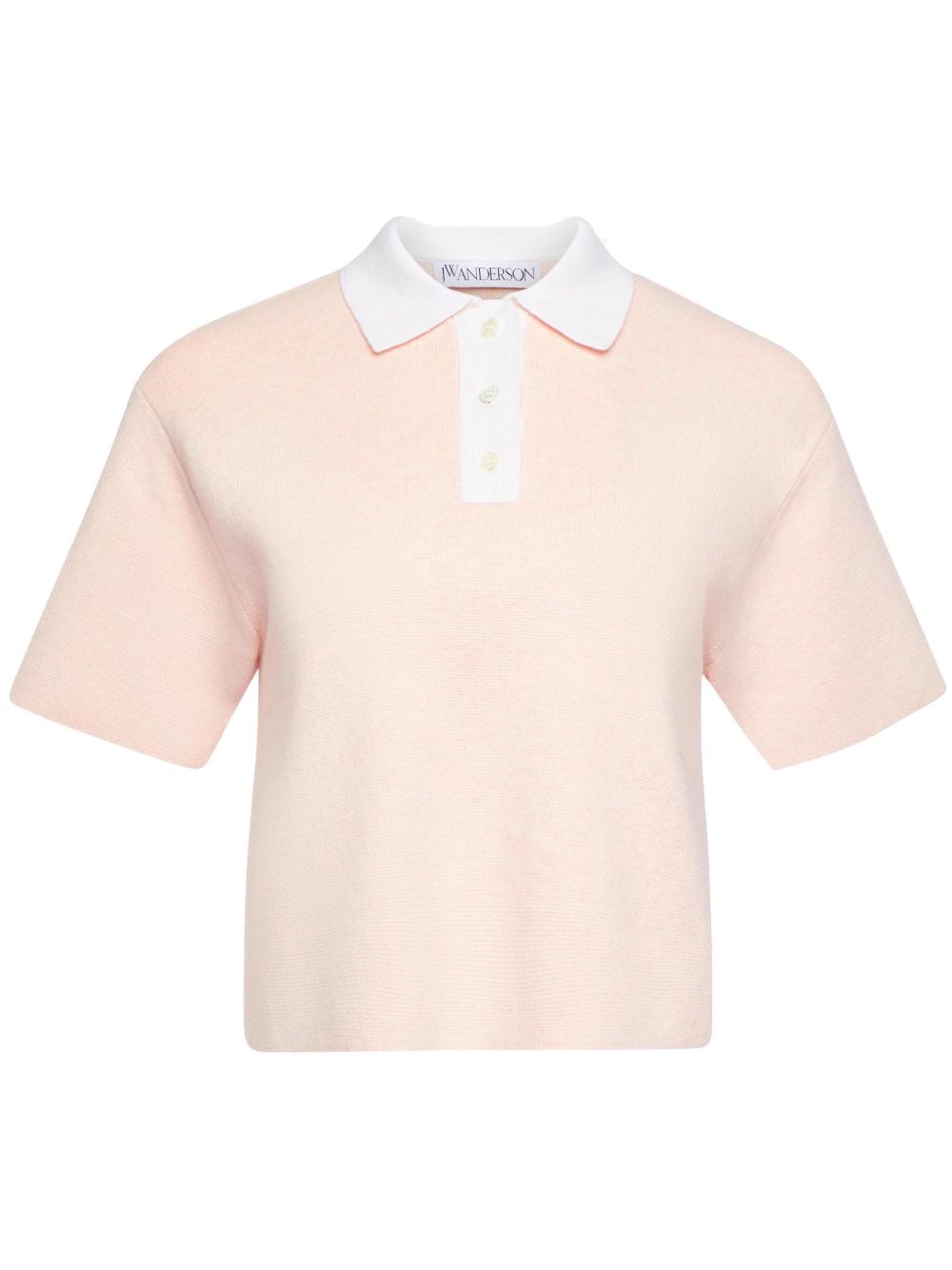 JW Anderson 短款polo衫 - 粉色
