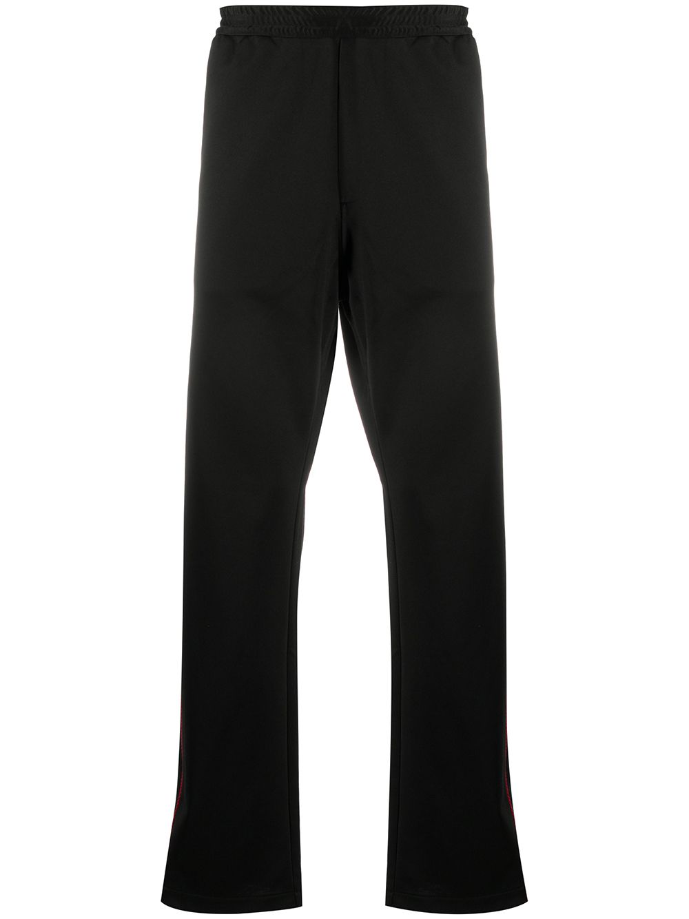 DSQUARED2 D2次方 logo侧饰直筒运动裤 - 黑色