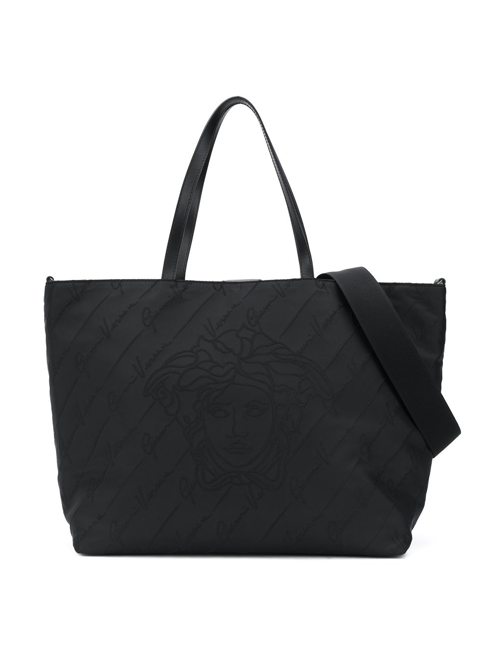 Versace Kids 范思哲 logo托特包 - 黑色