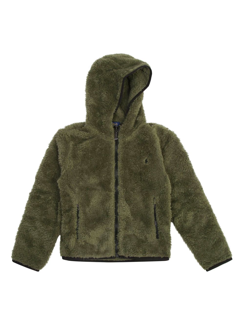 POLO RALPH LAUREN KIDS 抓绒夹克 - 绿色