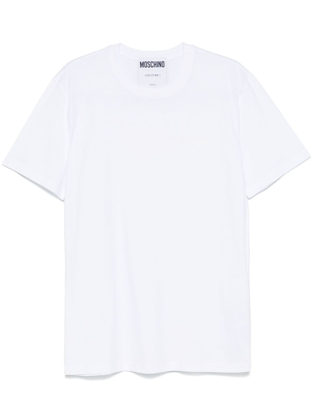 Moschino 凸纹logo T恤 - 白色