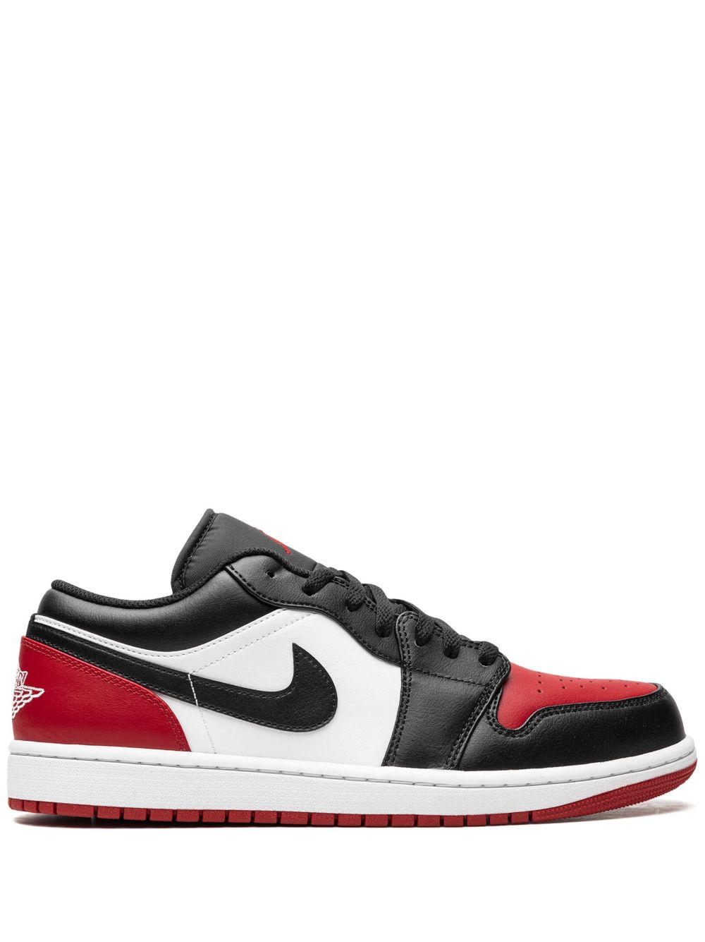 Jordan Air Jordan 1 Low Bred Toe 运动鞋 - 黑色