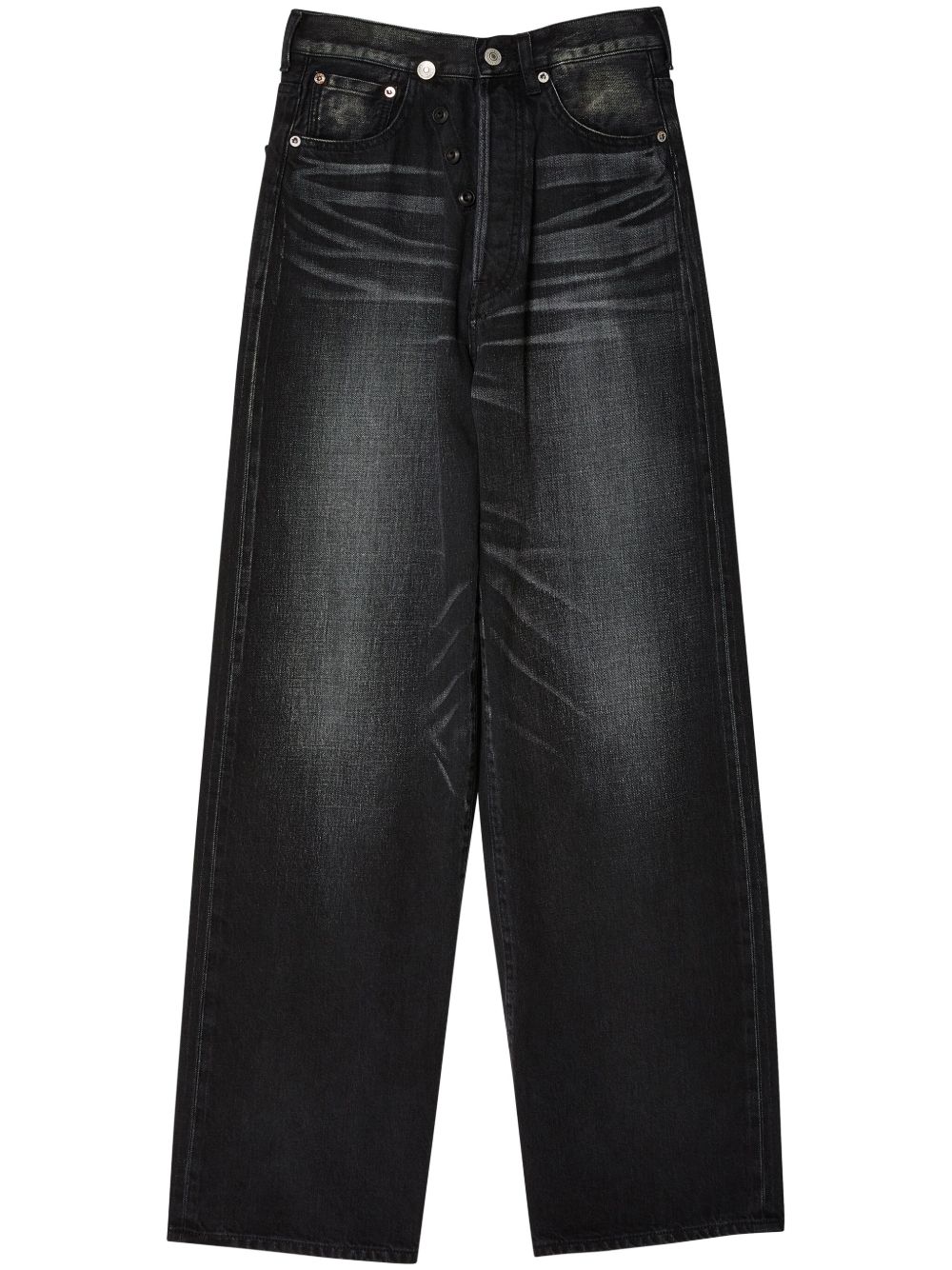 Junya Watanabe Selvedge 牛仔裤 - 黑色