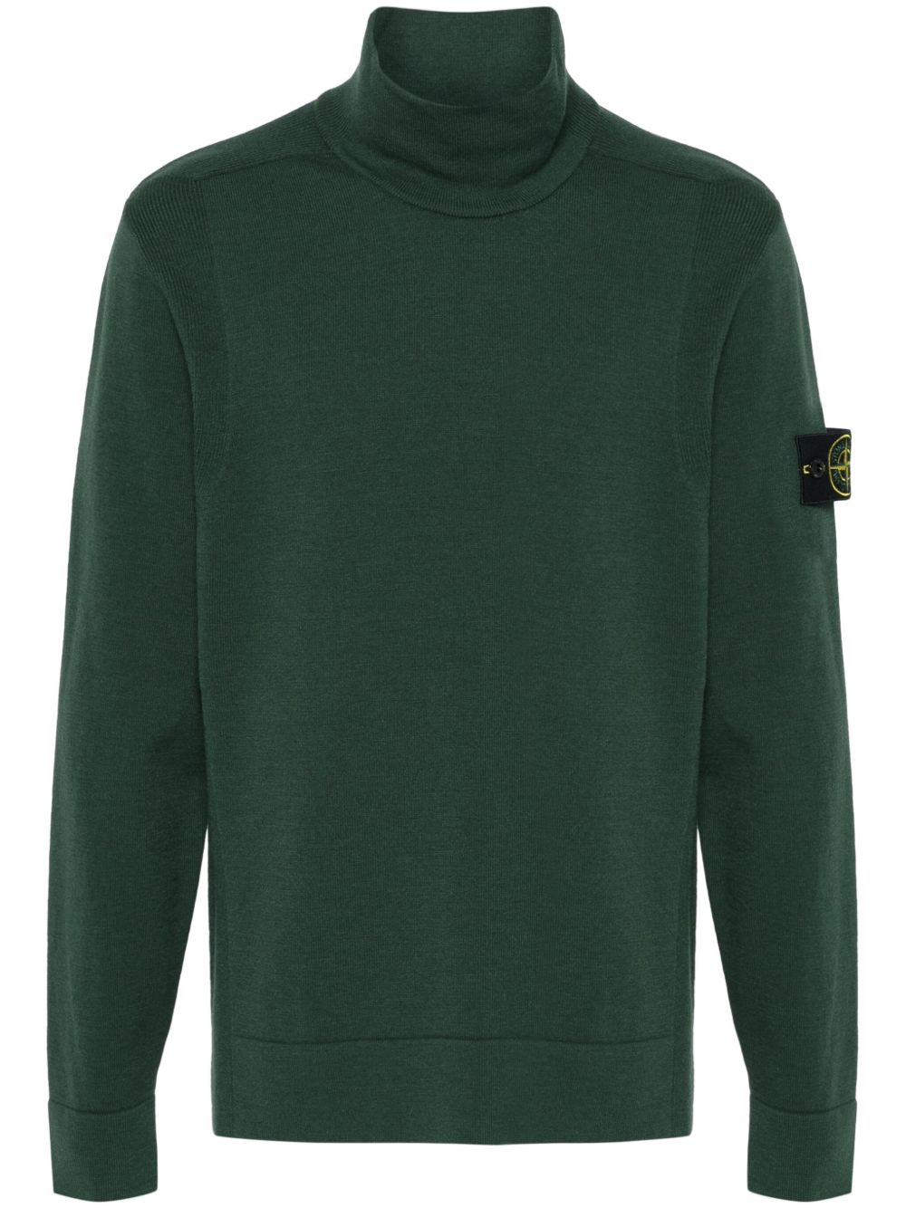 Stone Island 罗盘徽章毛衣 - 绿色