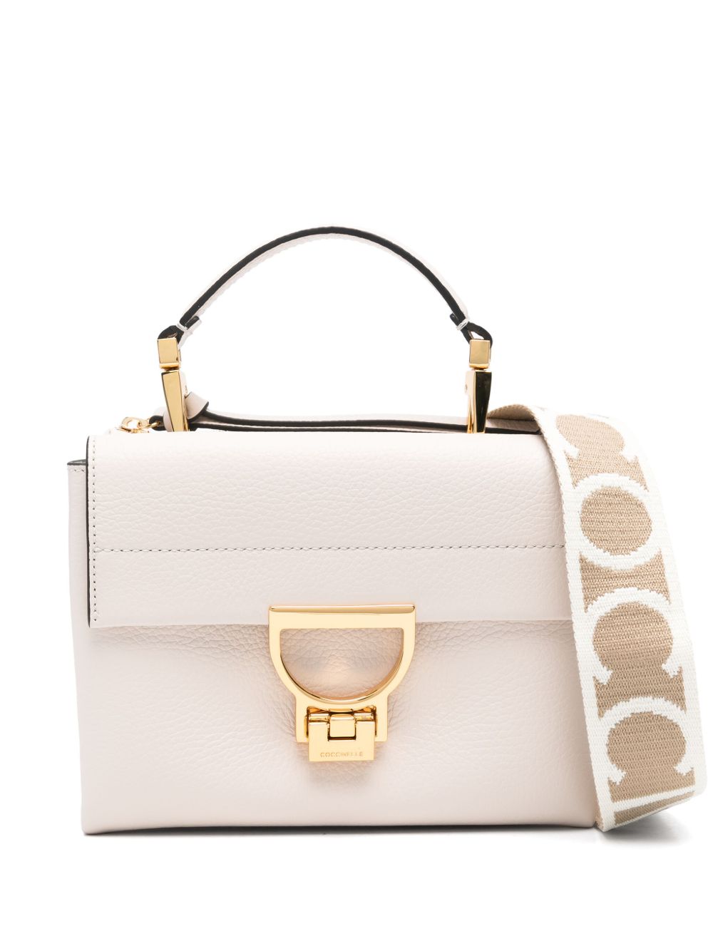 Coccinelle Arlettis Signature 小号手提包 - 白色