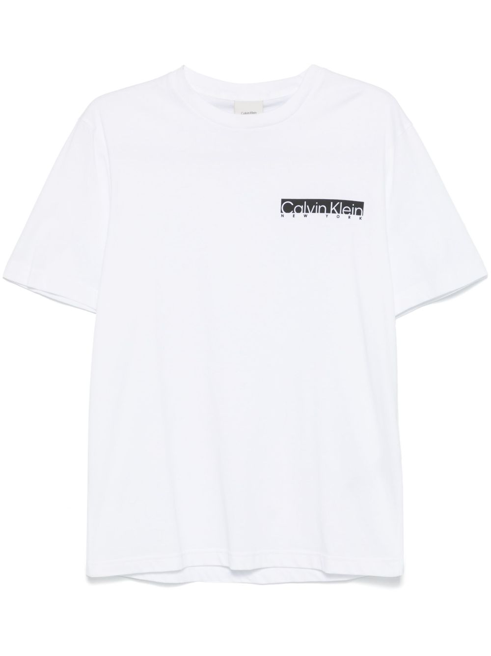 Calvin Klein logo印花T恤 - 白色