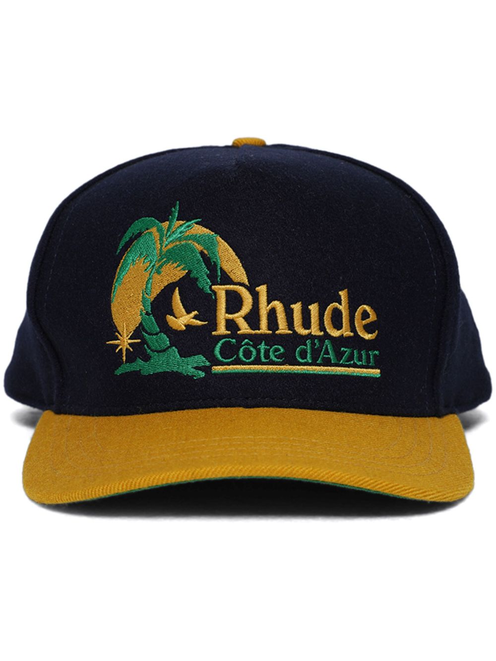 RHUDE Azur Coast 棉棒球帽 - 蓝色