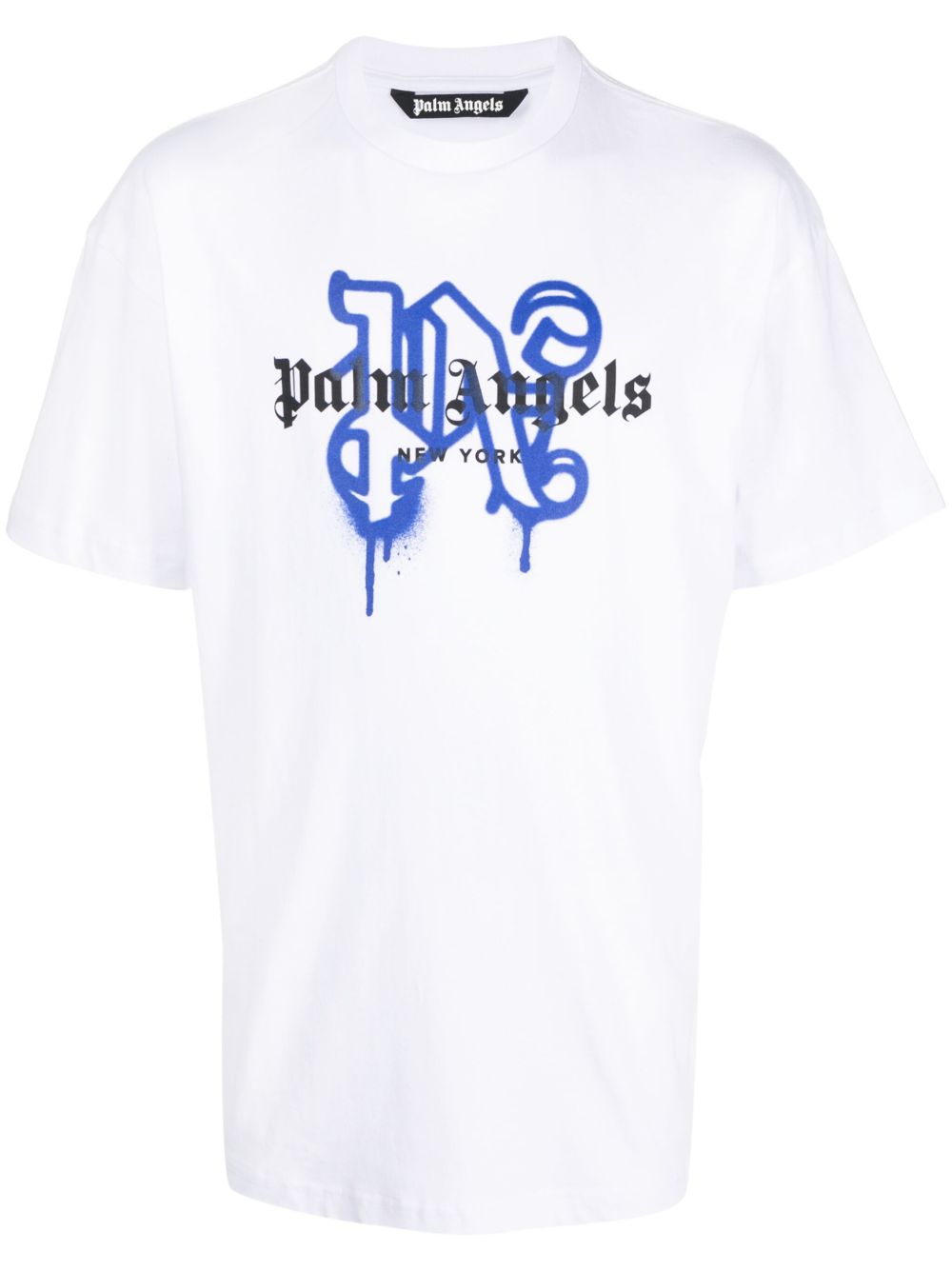 Palm Angels New York 经典logo印花T恤 - 白色