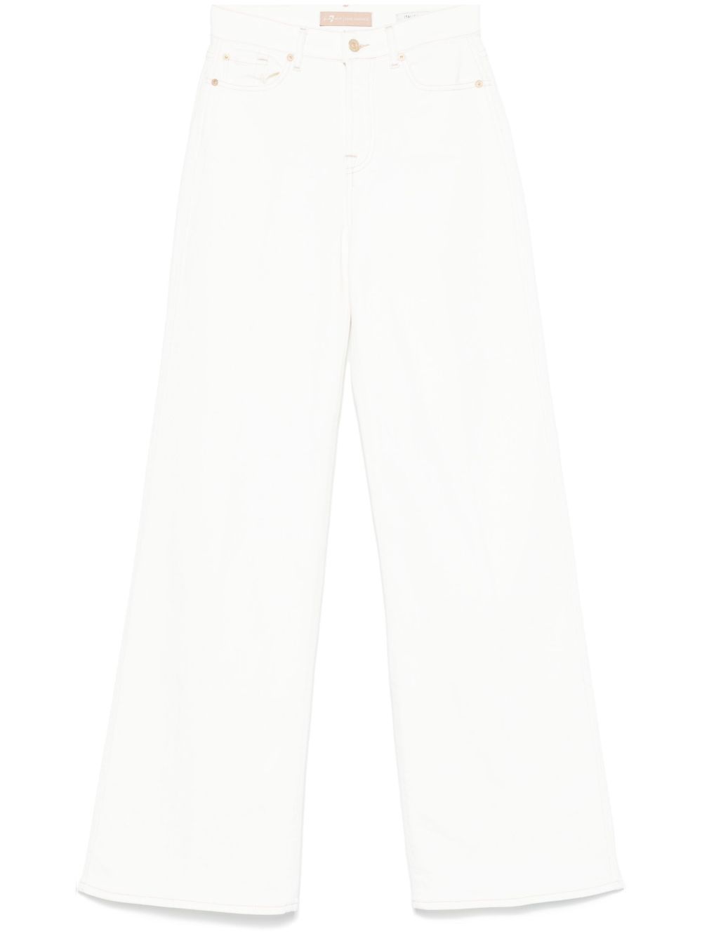 7 For All Mankind Lotta 牛仔裤 - 白色