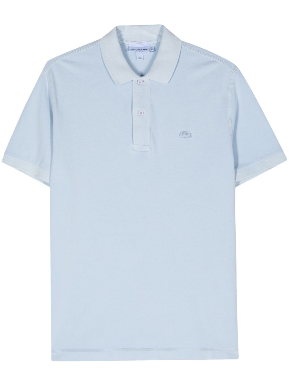 Lacoste 标贴珠地布polo衫 - 蓝色