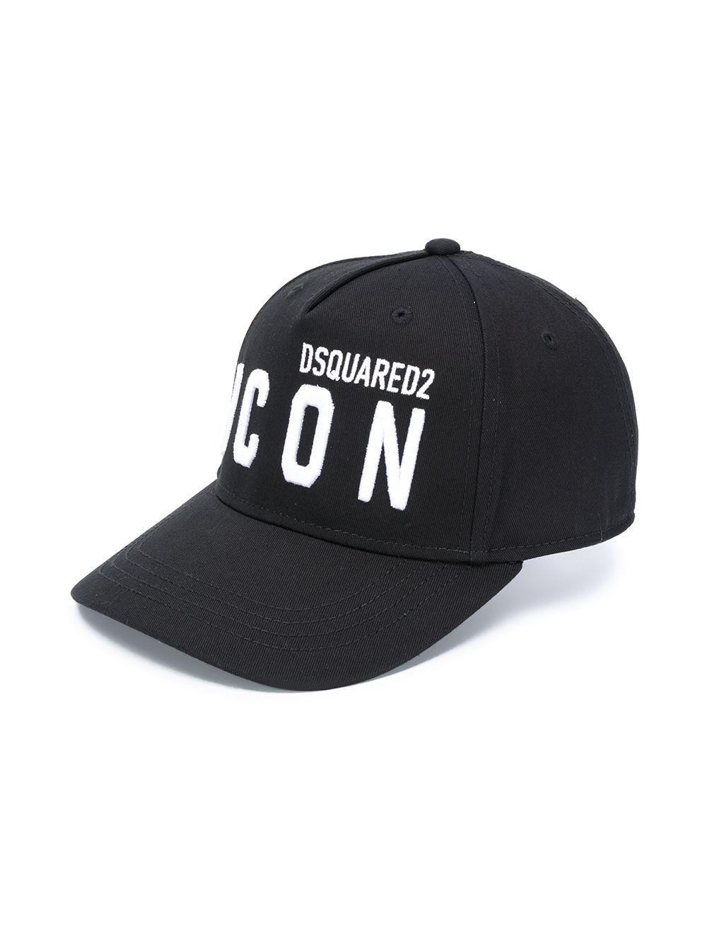 DSQUARED2 KIDS D2次方 Icon 棒球帽 - 黑色