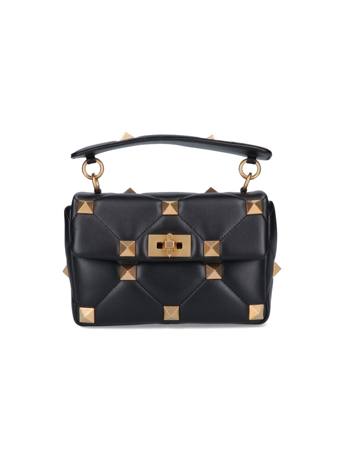 Valentino Garavani - Roman Stud Quilted Leather Shoulder Bag