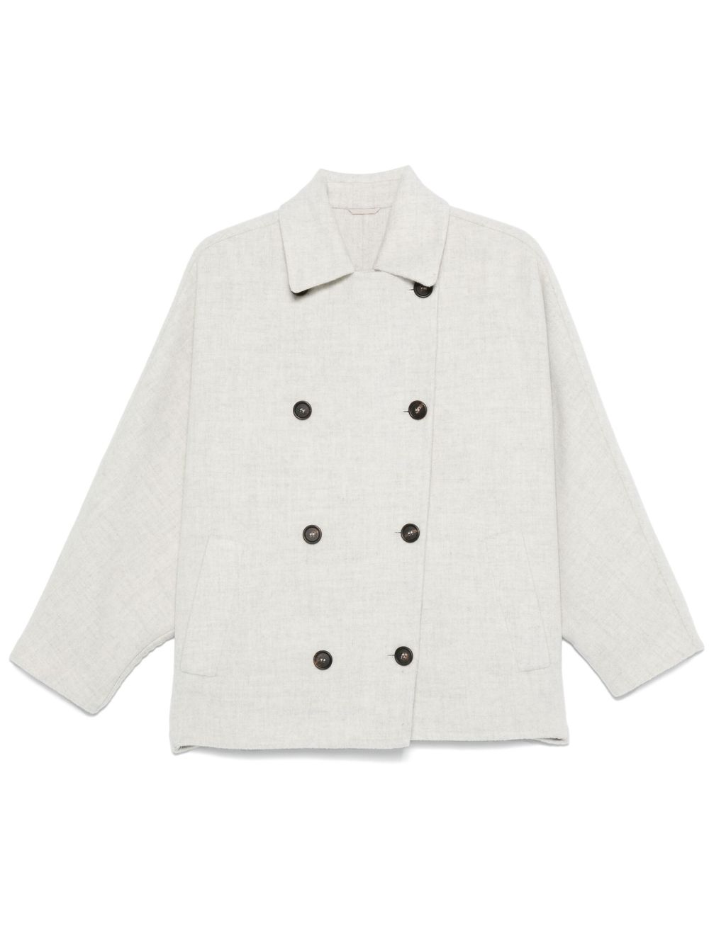 Brunello Cucinelli 手工水手短外套 - 白色