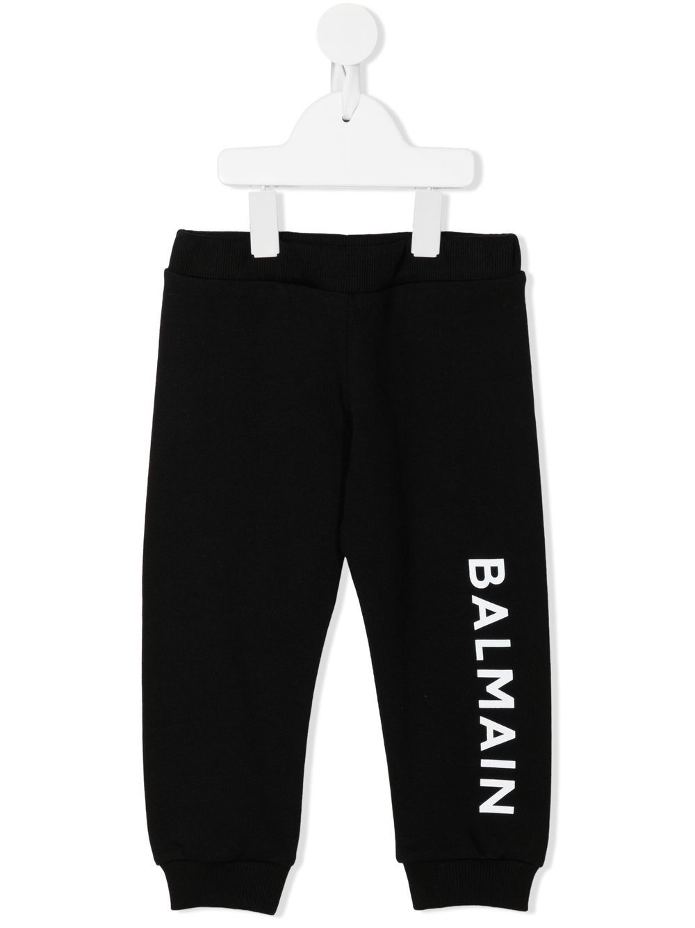 Balmain Kids logo印花运动裤 - 黑色