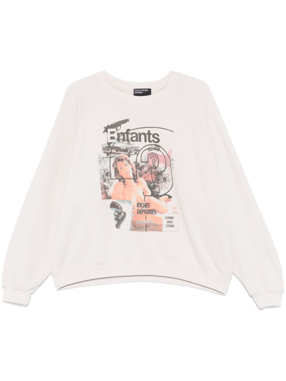 Enfants Riches Déprimés Thrilling Ragian 卫衣 - FADED IVORY