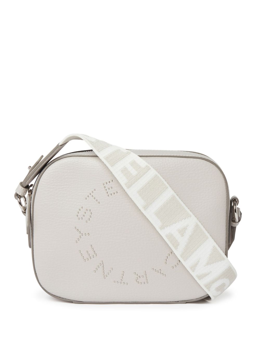 Stella McCartney logo铆钉相机包 - 灰色