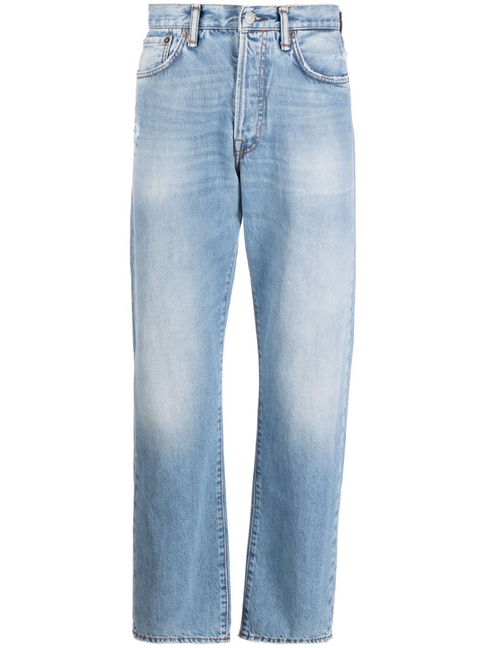 Acne Studios 1996 合身剪裁牛仔裤 - 蓝色