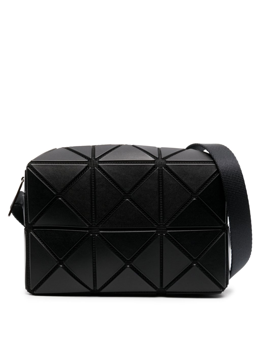 Bao Bao Issey Miyake Cuboid 几何图案拼接斜挎包 - 黑色
