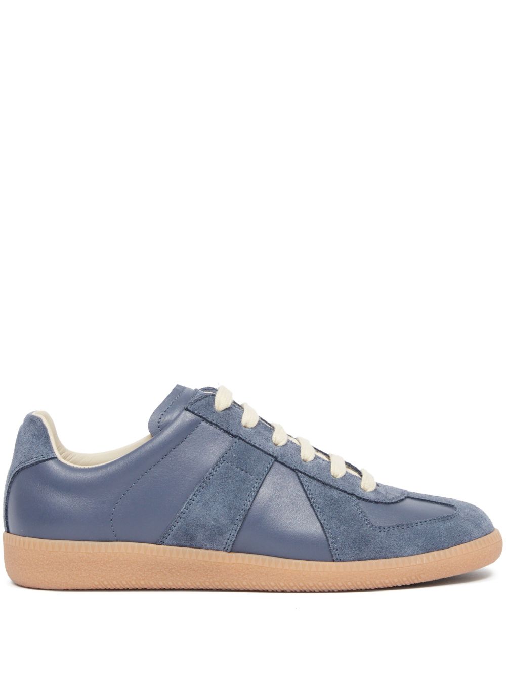 Maison Margiela Replica 低帮皮质运动鞋 - 蓝色