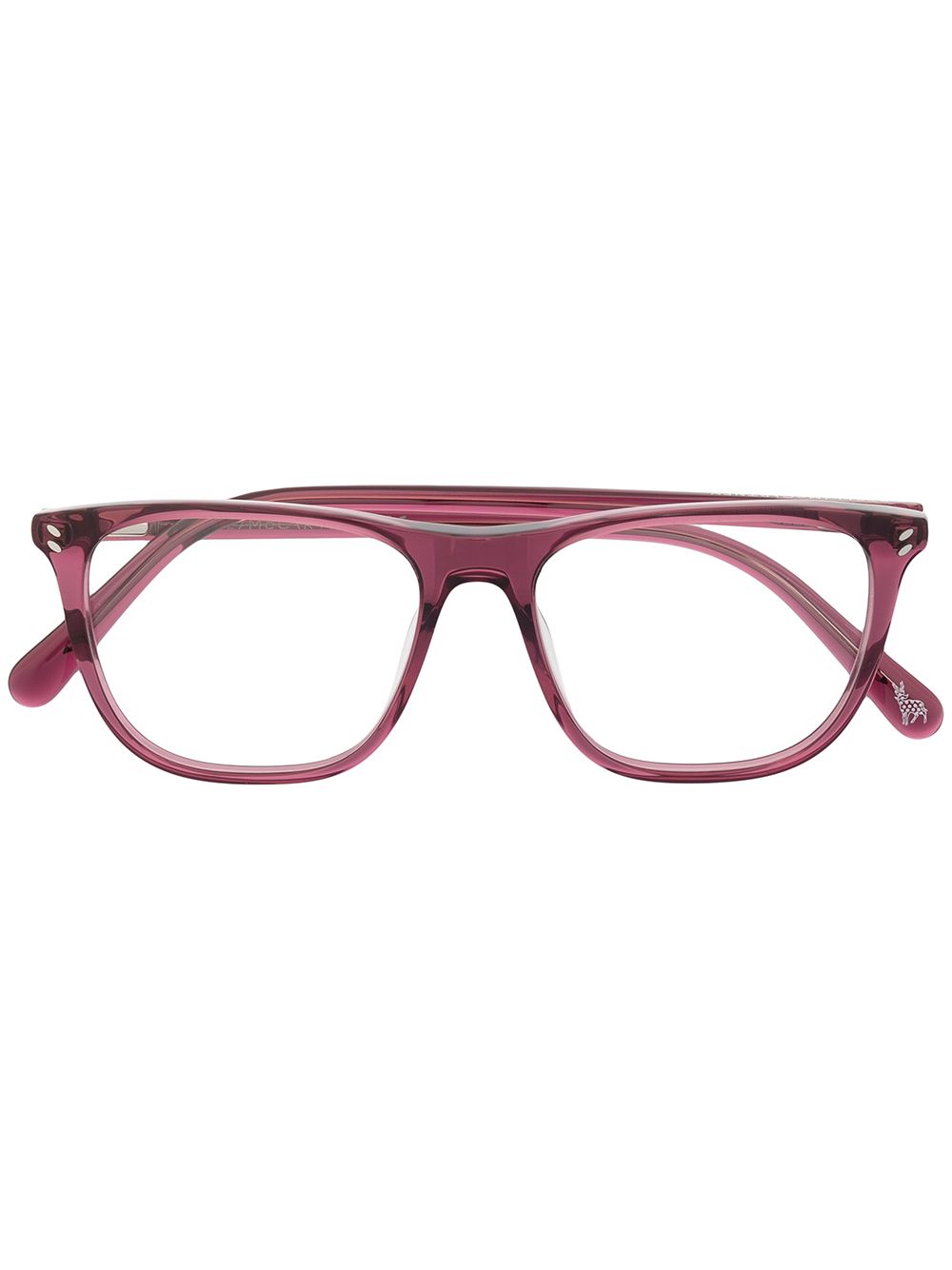 Stella McCartney Eyewear 斯特拉·麦卡特尼 多角形镜框眼镜 - 粉色