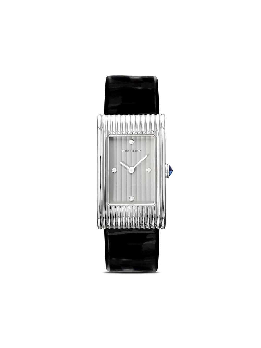 Boucheron Reflet钻石中号腕表 - 银色