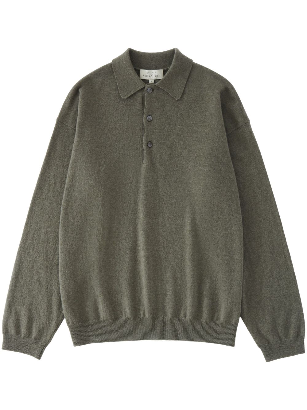 Studio Nicholson Noe Knit polo衫 - 绿色