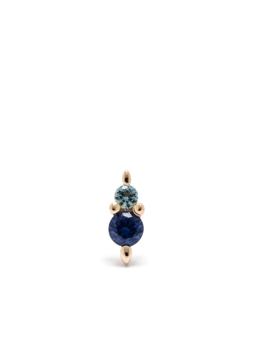 Maria Black 14kt yellow gold Gloomy Daze Piercing single earring - 金色