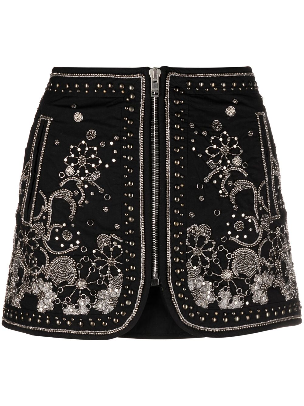 ISABEL MARANT Blanca 缀饰迷你半身裙 - 黑色