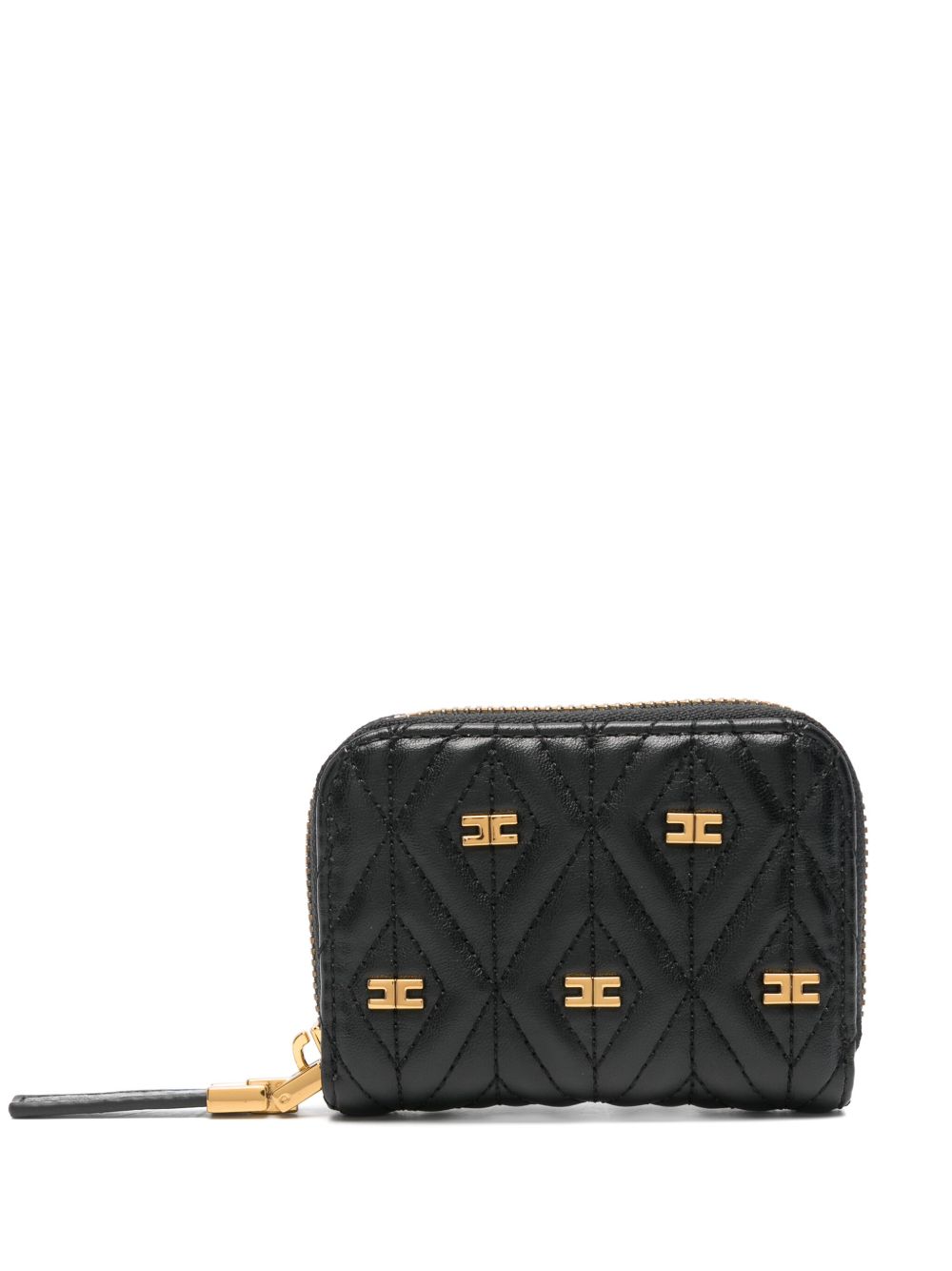 Elisabetta Franchi Étoile 绗缝钱包 - 黑色