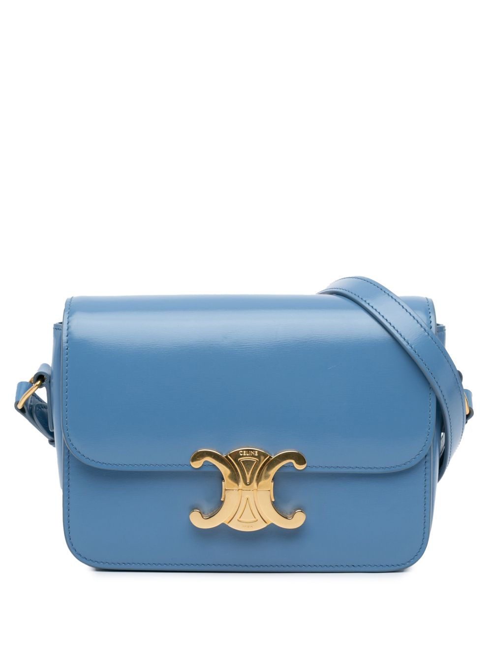 Céline Pre-Owned Teen Triomphe 斜挎包（2021年典藏款） - 蓝色
