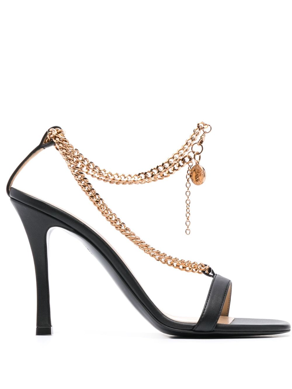 Stella McCartney Stella 100 高跟凉鞋 - 黑色