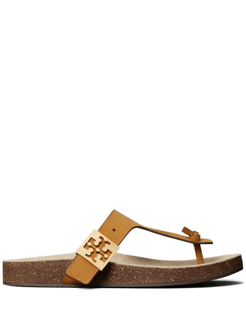 Tory Burch Mellow Thong 皮质凉鞋 - 黄色