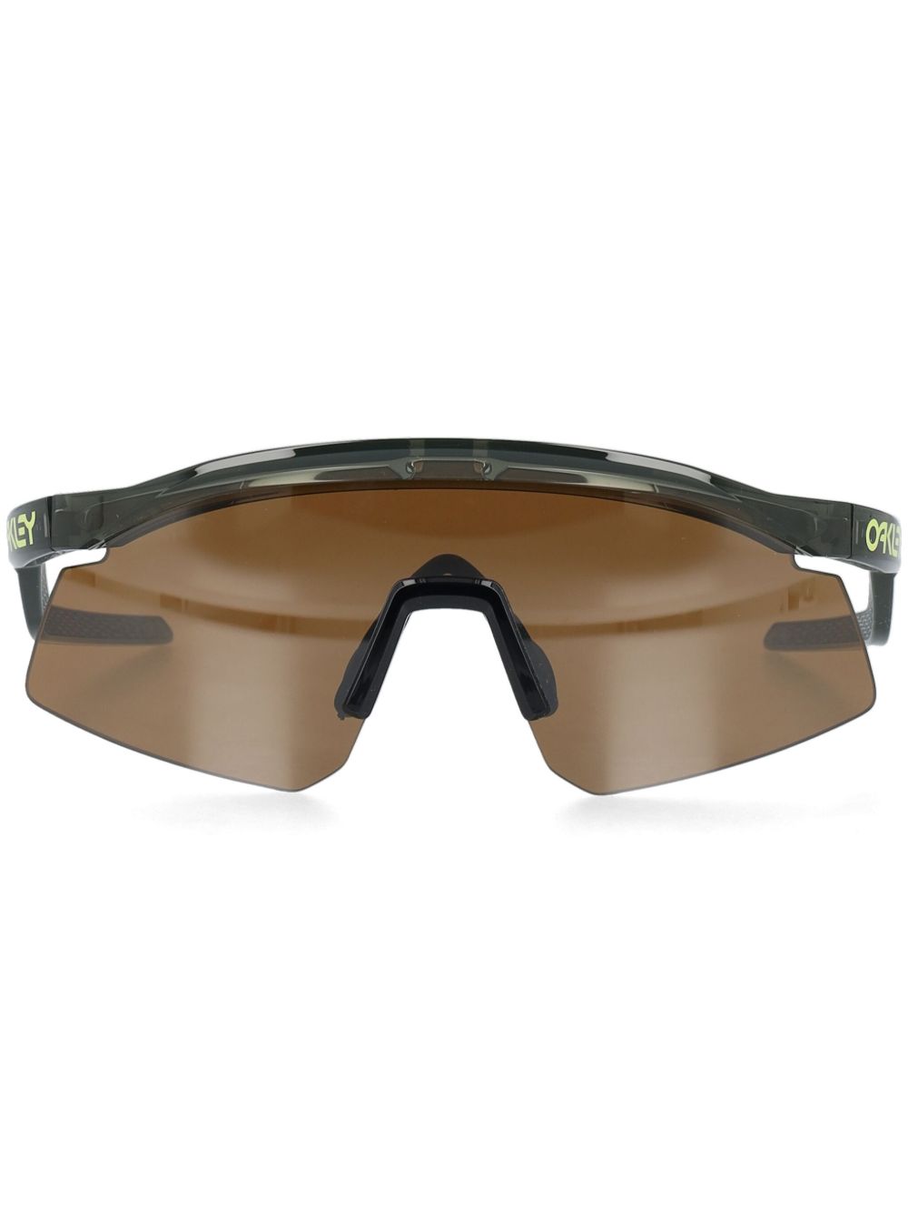 Oakley Hydra 盾形太阳眼镜 - 黑色