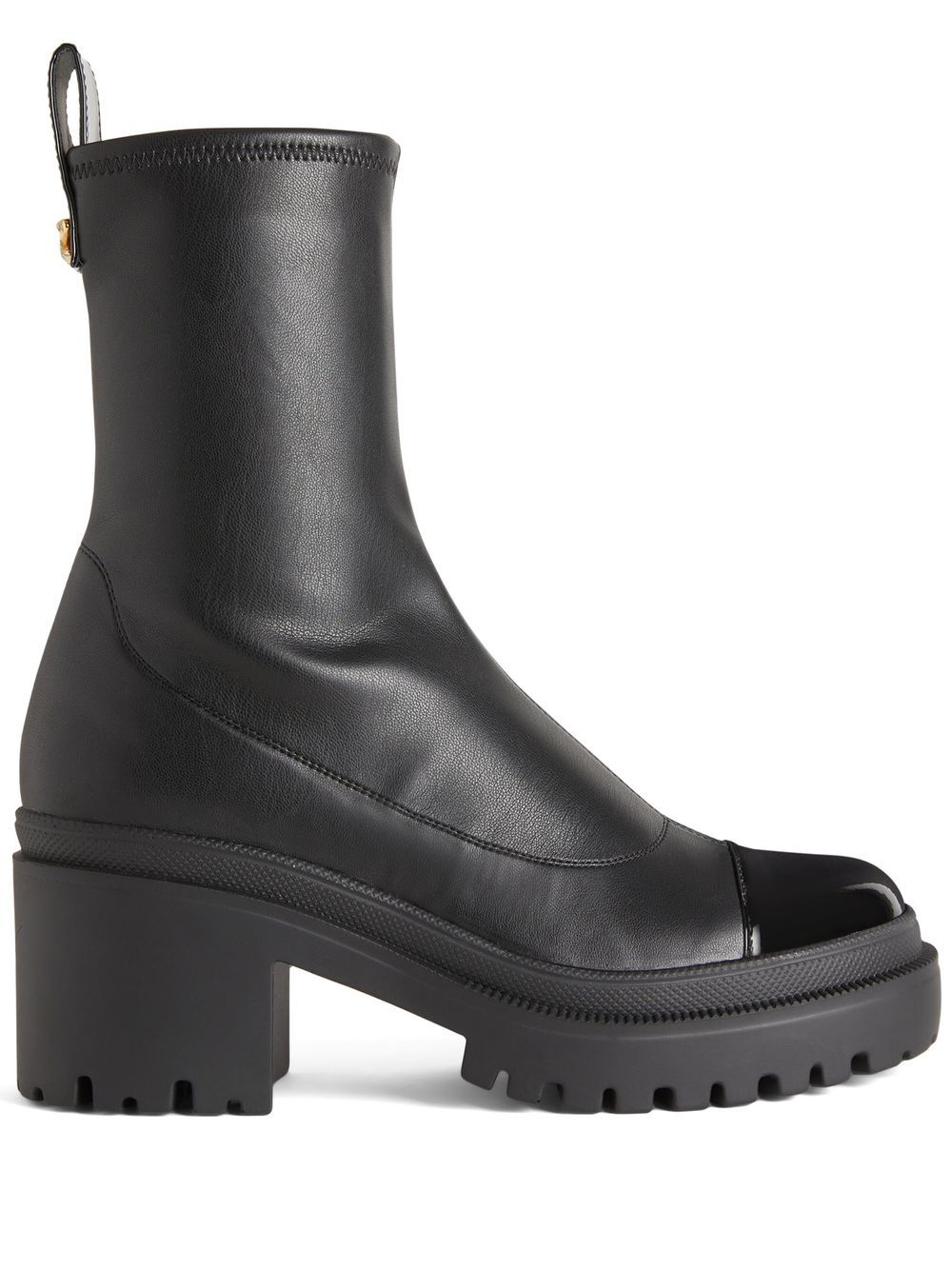 Giuseppe Zanotti Vicentha 套穿式短靴 - 黑色