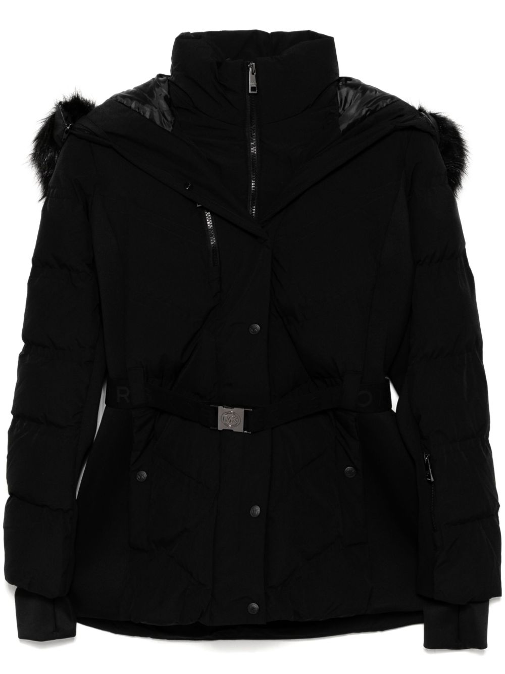Michael Michael Kors Chevron Scuba 外套 - 黑色