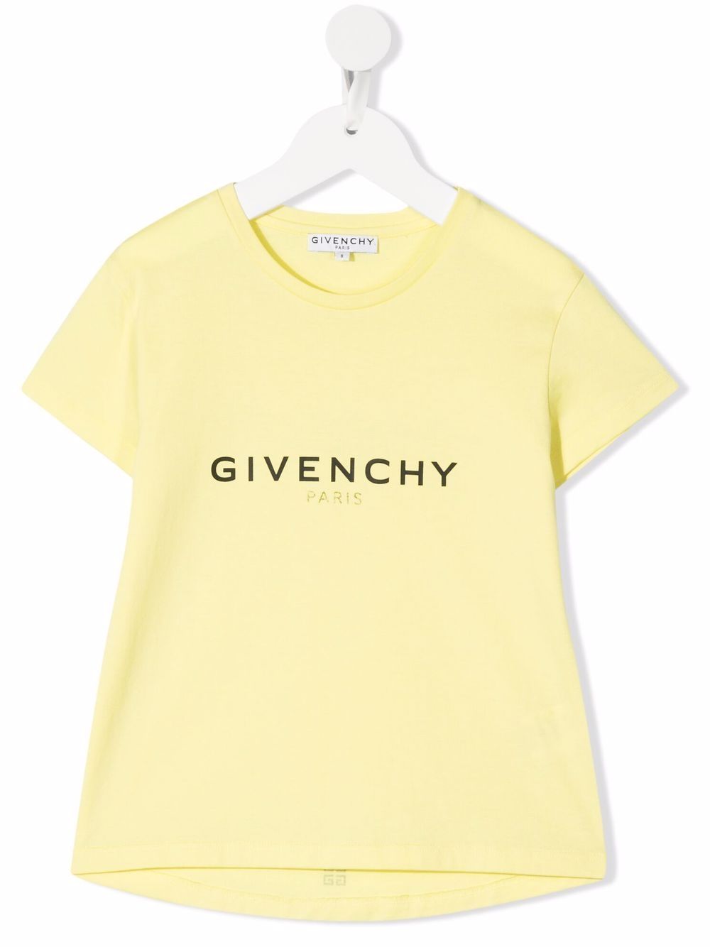 Givenchy Kids 纪梵希 logo印花亮片金葱细节卫衣 - 黄色
