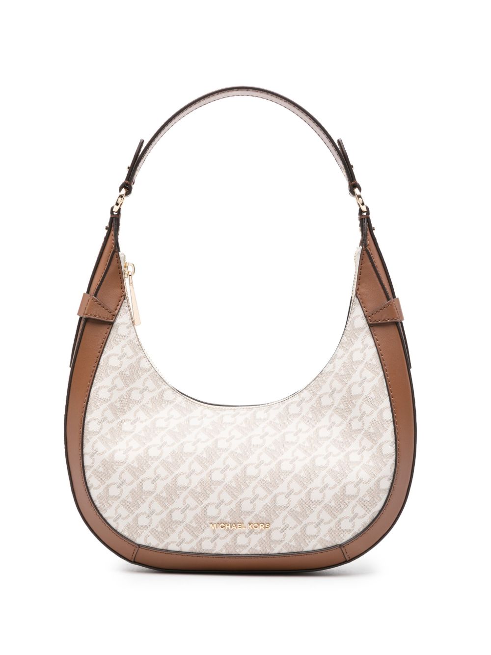 Michael Michael Kors 经典logo印花中号手提包 - 中性色