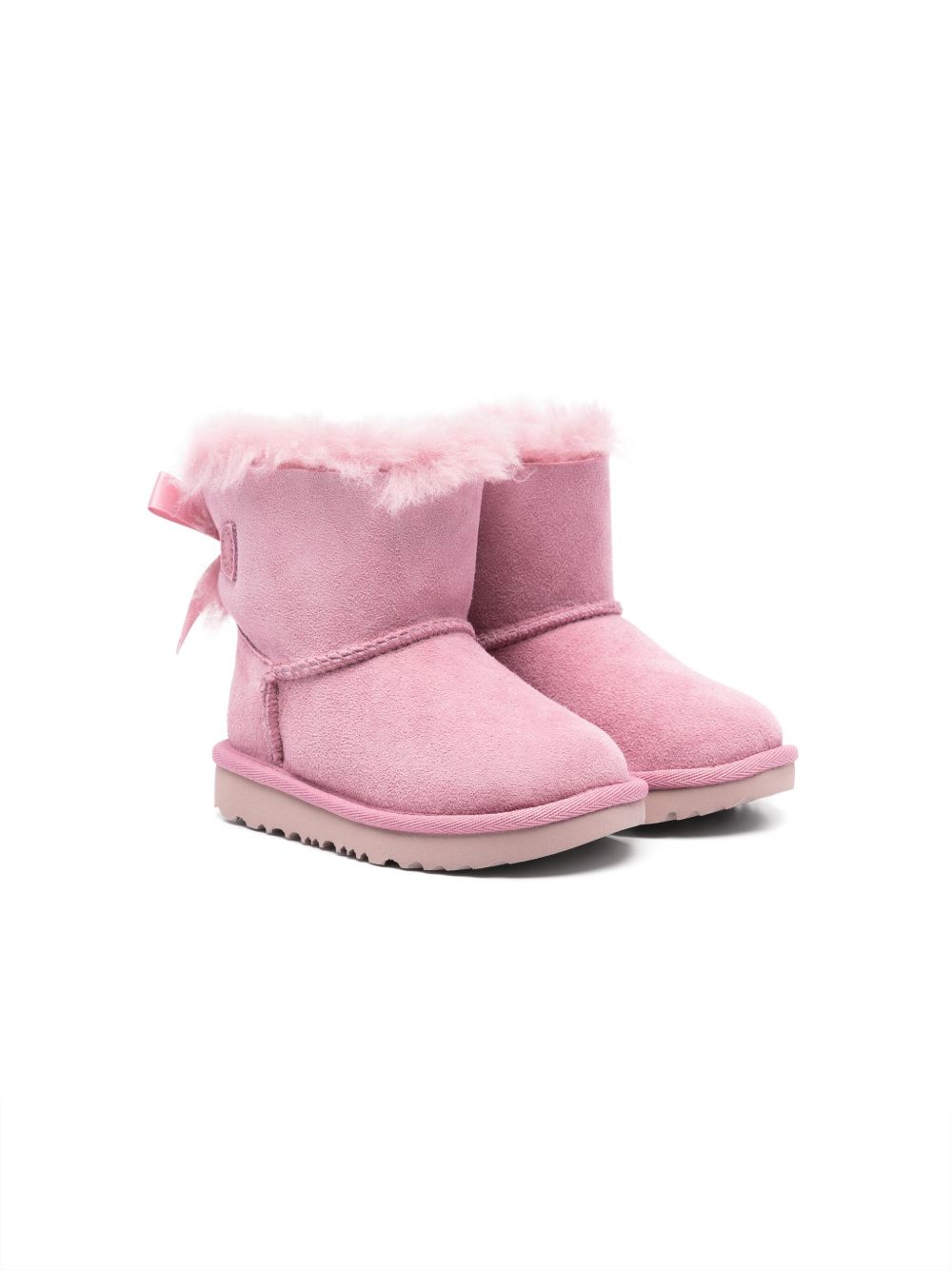 UGG Kids Mini Bailey Bow II 靴子 - 粉色