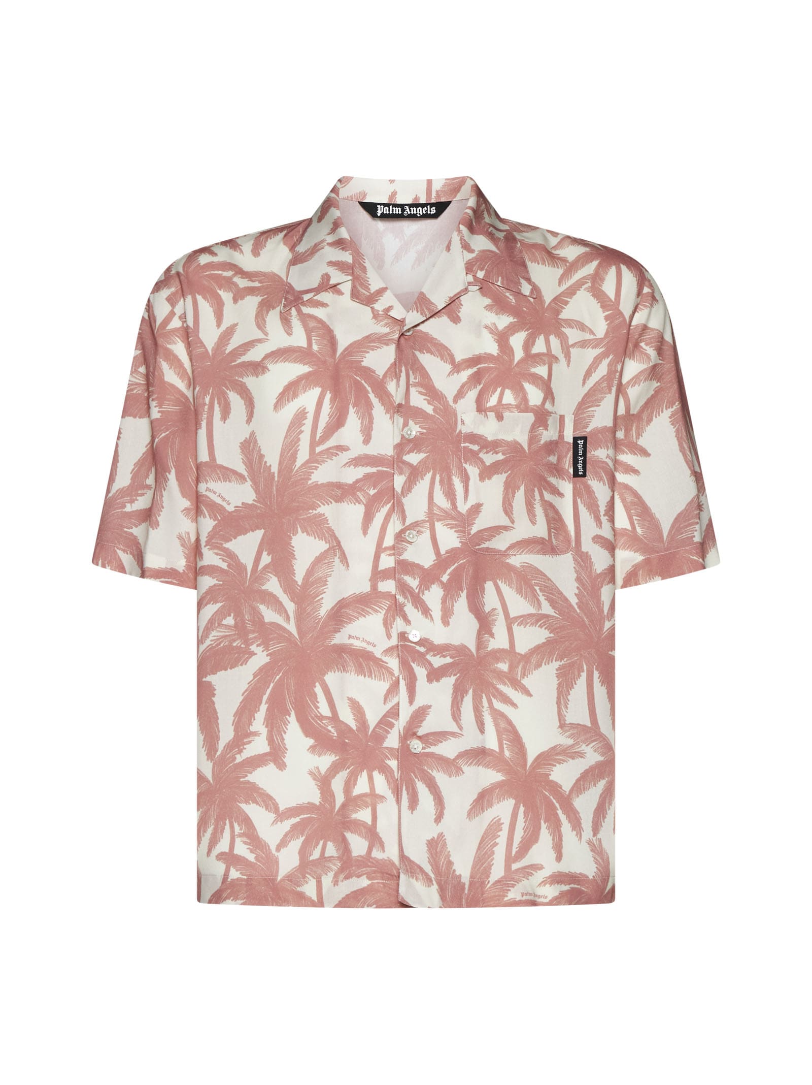 Palm Angels 棕榈叶满身印花衬衫