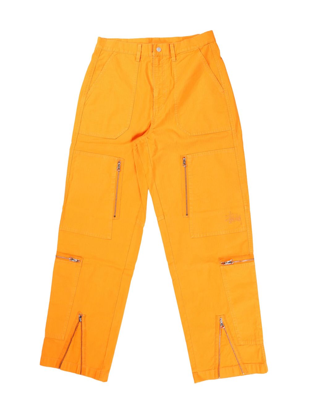 Stüssy NyCo tapered trousers - 橘色