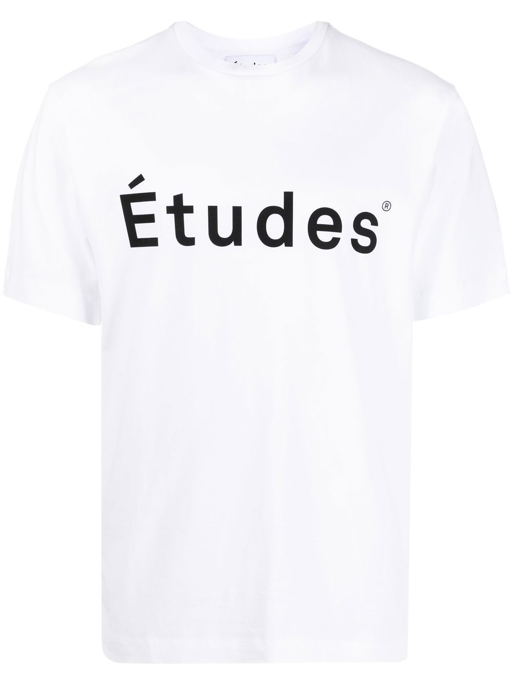Etudes Wonder logo印花T恤 - 白色