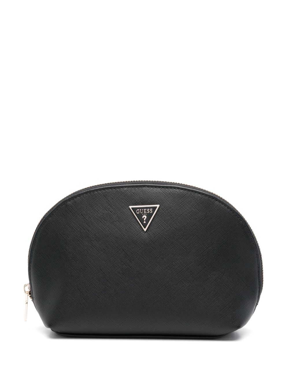 GUESS USA Saffiano makeup bag - 黑色