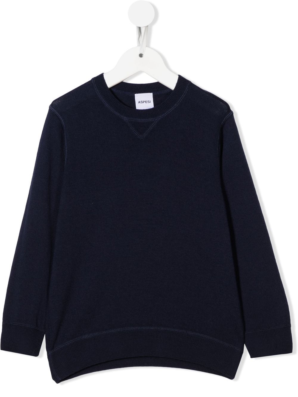 Aspesi Kids Maglia Tricoverde Mimetico 卫衣 - 蓝色