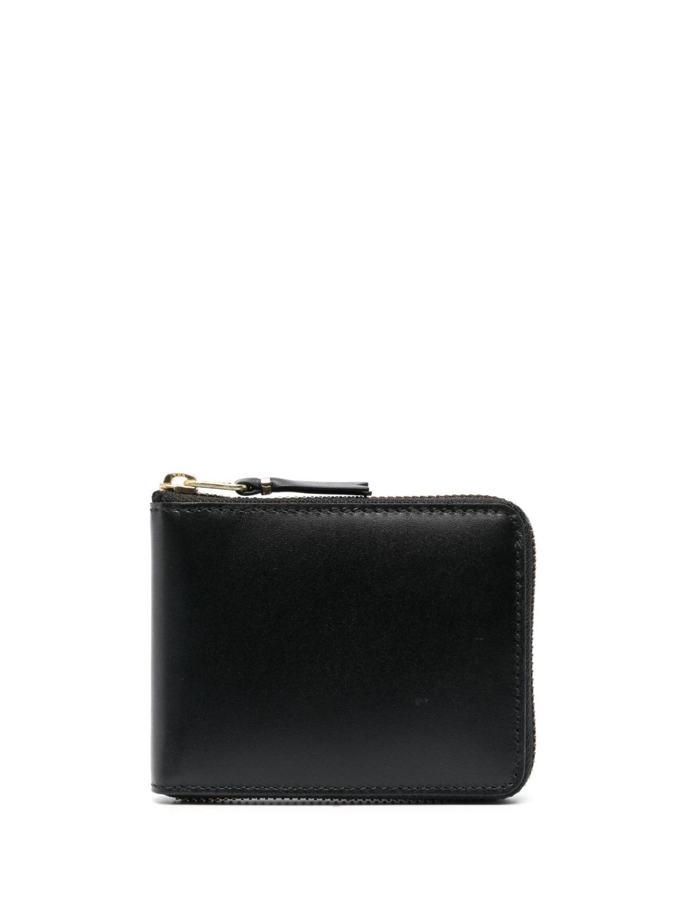 Comme Des Garçons Wallet 皮质环绕式拉链钱包 - 黑色